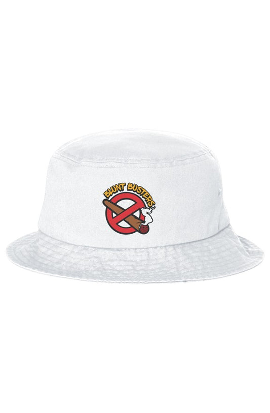 Classic Bucket Cap White | Bluntbusters