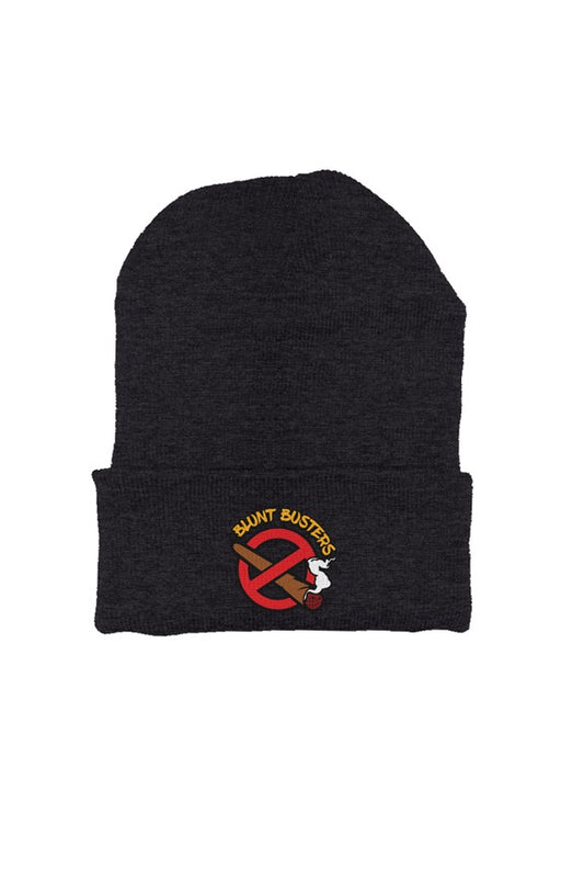 Classic Dark Heather Grey Beanie Hat | Bluntbusters