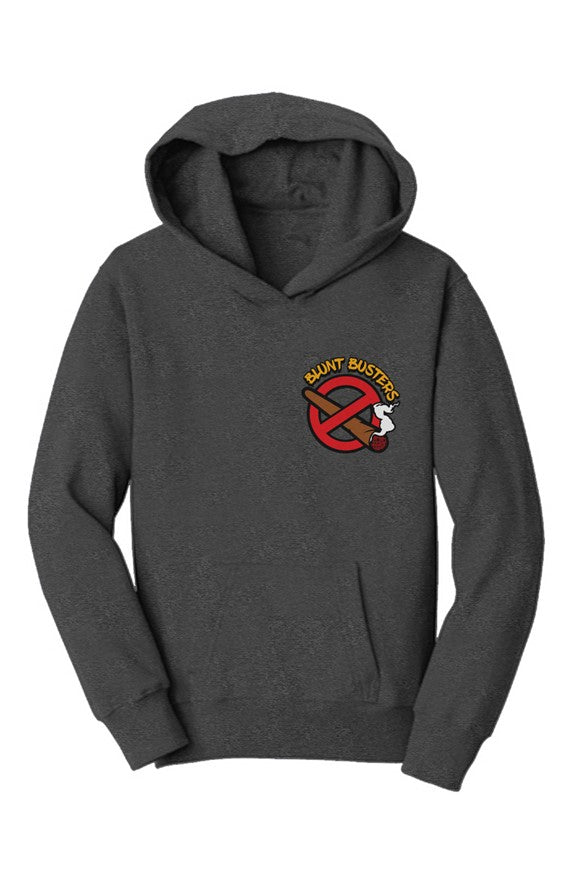 Classic Fleece Pullover Sweatshirt Dark Heather Grey | Bluntbusters 