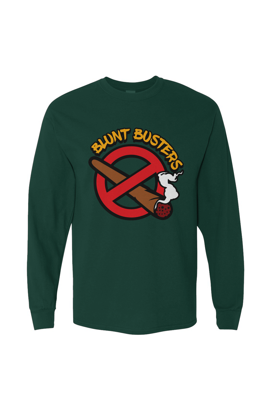 Classic Forest Heavy Cotton Long Sleeve Tee | Bluntbusters 