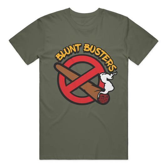 Classic Light Cotton T Shirt Military Green | Bluntbusters