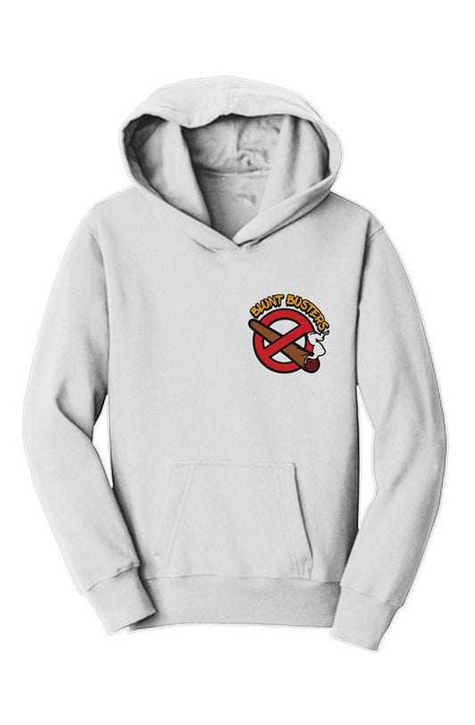 Classic White Fleece Pullover Sweatshirt | Bluntbusters