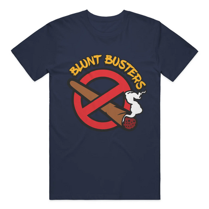 Essential Light Cotton T Shirt Navy | Bluntbusters 
