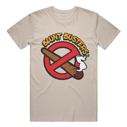  Premium Fit Light Cotton T Shirt Sand | Bluntbusters 