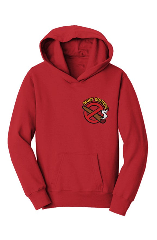Premium Fleece Pullover Sweatshirt Bright Red | Bluntbusters