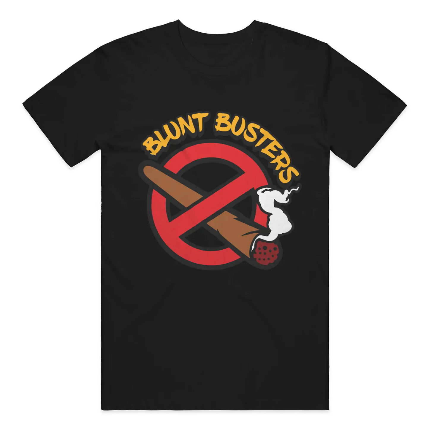 Soft Fit Light Cotton T Shirt Black | Bluntbusters