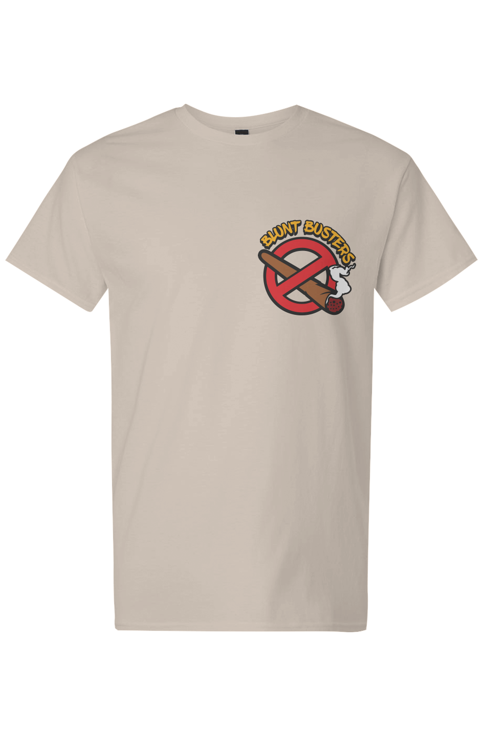 Soft Fit Light Cotton T Shirts Sand |  Bluntbusters