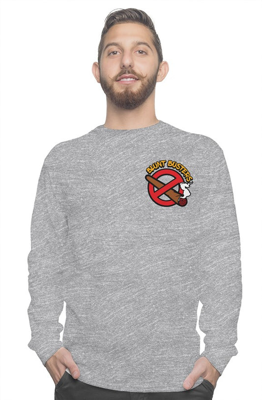 Top Sport Grey Long Sleeve Tee Mens | Bluntbusters